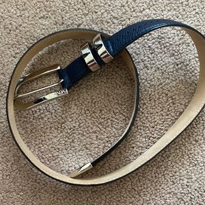 Escada navy blue belt